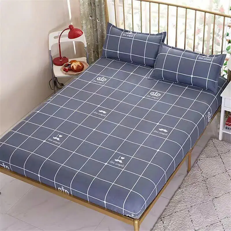 (Bộ Ga Bo Chun) Bộ Drap mẫu VỊt Hồng, Kích thước ga đệm m2, m6, m8, 2m2, Vải Poly Cotton cao cấp 8