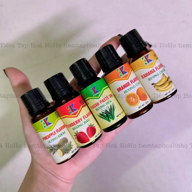 Tinh dầu lá dứa 3k, tạo mùi tạo màu làm bánh, kẹo, nấu chè... 1