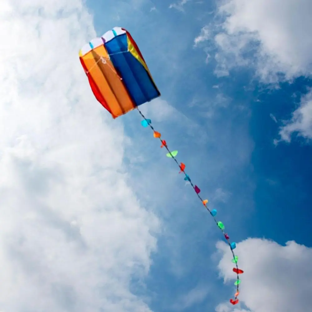 Stunt Parafoil Kite Sport Kite Water Resistant Flying Toy Outdoor Toys for Backyard Beginner Children over 7 Years Old Adults