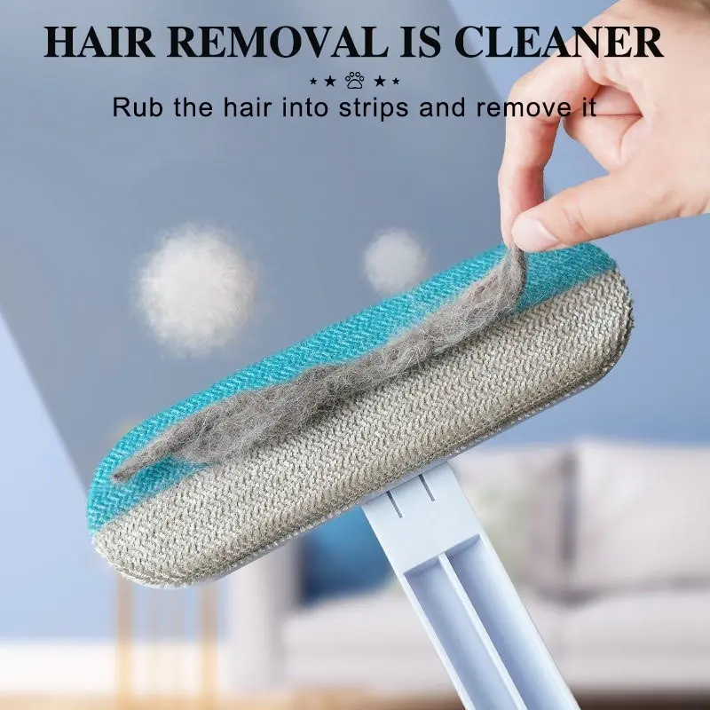 Hugopet Pet Hair Removal Sikat Pembersih Bulu Anjing Kucing Tongkat Alat Pembersih Bulu Hair Cleaning Brush 5