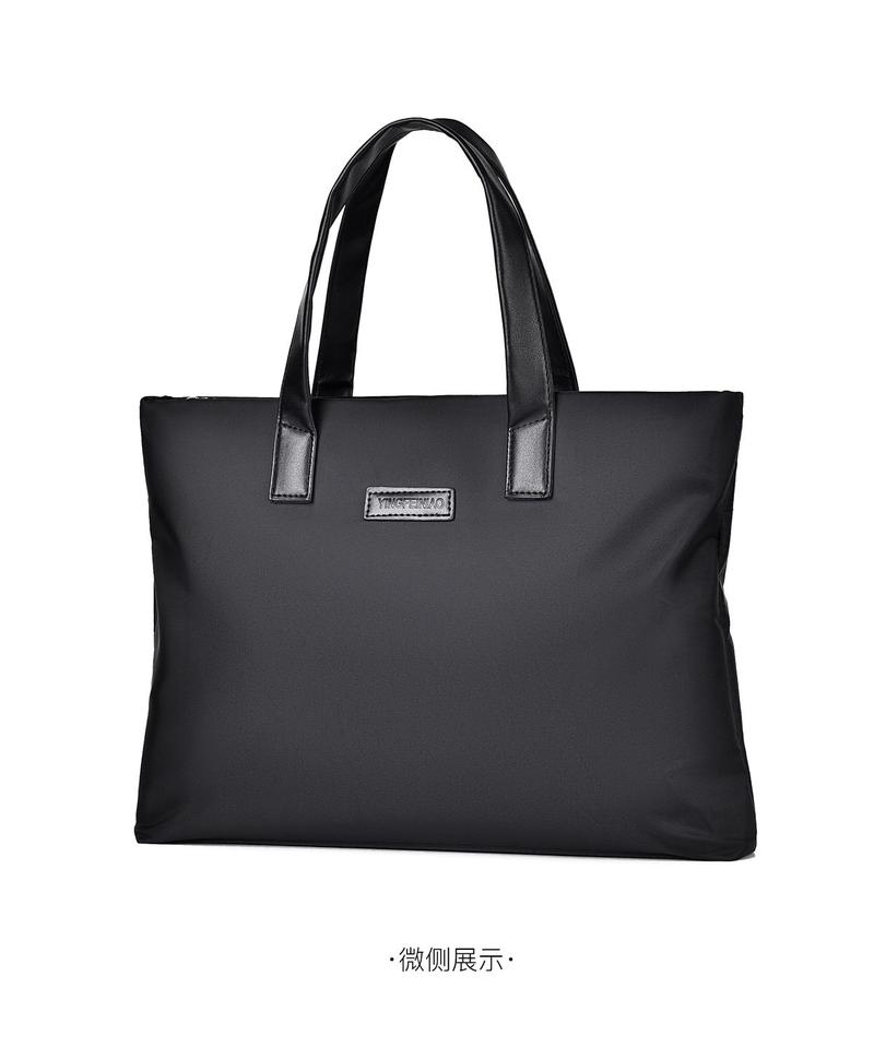 Product Introduction of Men's Simplicity Fashion Oxford Cloth Handbag A4 File Data Packet Daily Office Travel Portable Meeting Men's Bag 18