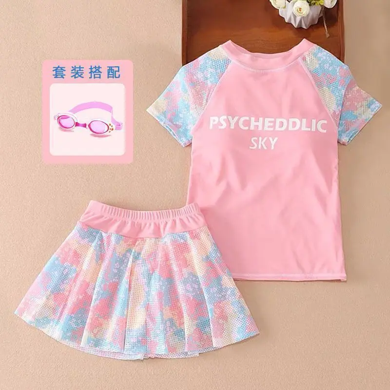Đồ Bơi Chống Nắng Cho Trẻ Em, Bé Gái, Dành Cho Trẻ Em Trung Và Lớn, Bộ Đồ Tắm Mùa Hè Nóng Bỏng, Thiết Bị Bơi Lội, 2023 Hàng Mới Về, 2024 0
