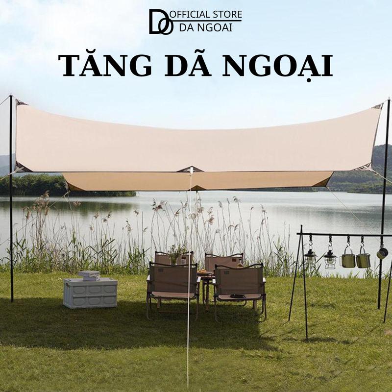 Tấm tăng lều tank bạt che nắng chống mưa, bạt lót cắm trại du lịch dã ngoại dày rộng, màu săc mát mẻ - DCP20 Camping Nam .Tăng lều Đi Dã Ngoại Phụ Kiện Titan Đi Cắm Trại shelter  camping  tent