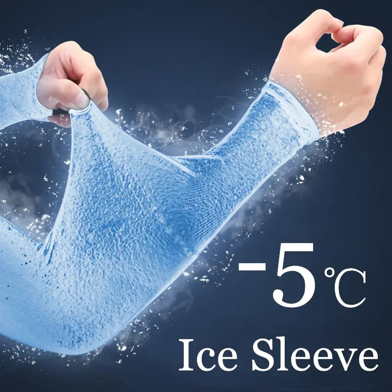 2pcs(1 Pair) Men Women Arm Sleeves Sports Sleeve Sun UV Protection Hand Cover Cooling Warmer for Running Fishing Cycling Ski - Universal, Daily Use, Polyester Fabric 2