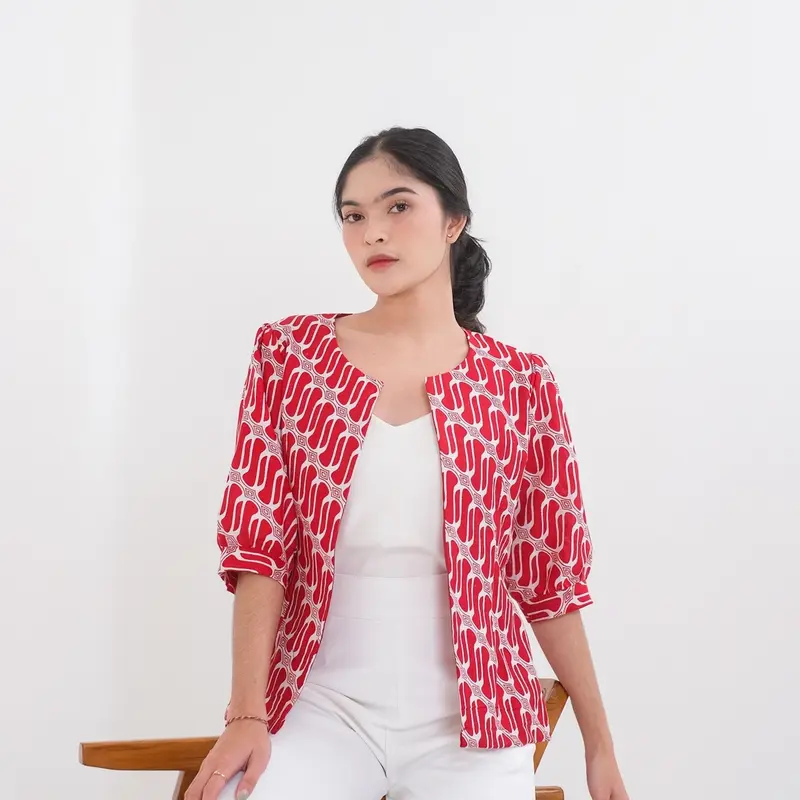 Dinda outer batik Katun Katun 4