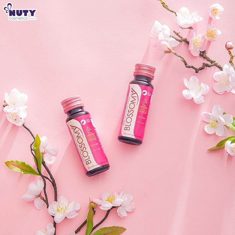 [Tặng serum cosmedica DATE 10/2025] [Mẫu Mới] Nước Uống Giúp Bảo Vệ Sức Khỏe Blossomy Blossomy Curcumin & Collagen (50mlx10) 3