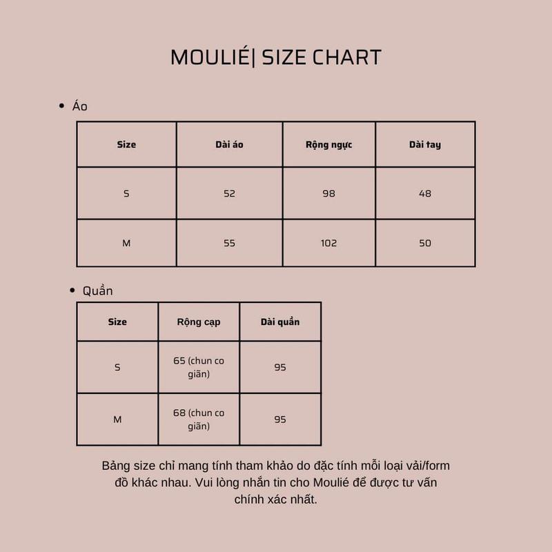 Product Introduction of [ Moulié ] Cloudy Set nhẹ nhàng và bay bổng với phái nữ 0