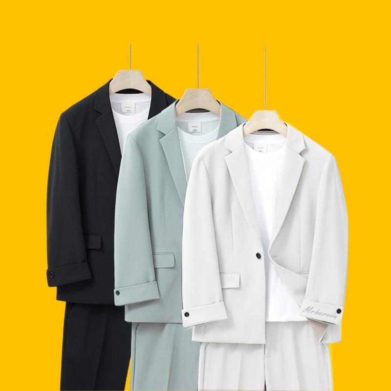 Áo blazer nam áo khoác vest form rộng dài tay phong cách Hàn Quốc BZZ22 Blazervn 5 màu dễ phối cùng sơ mi quần âu