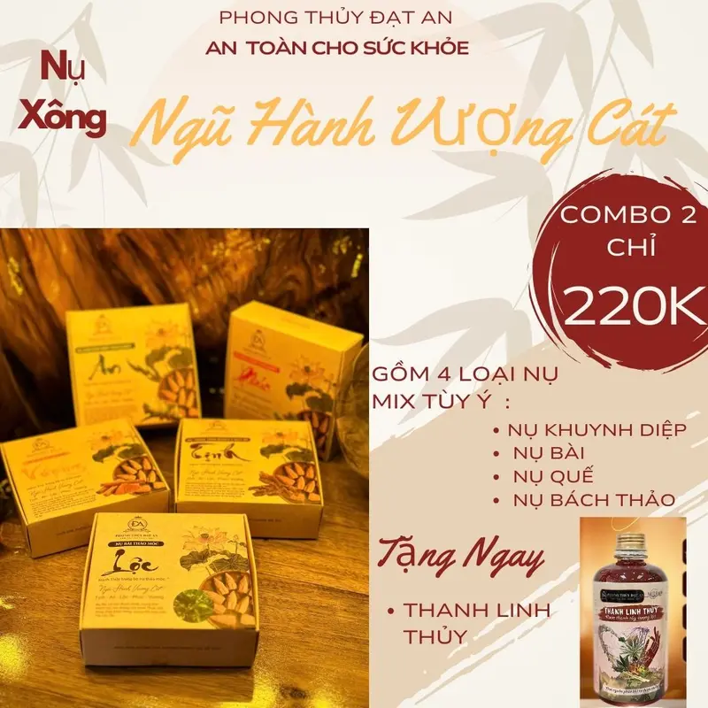 [Combo 2 hộp Nụ trầm hương thảo mộc] - [Hộp 35 nụ] mix tùy ý 0
