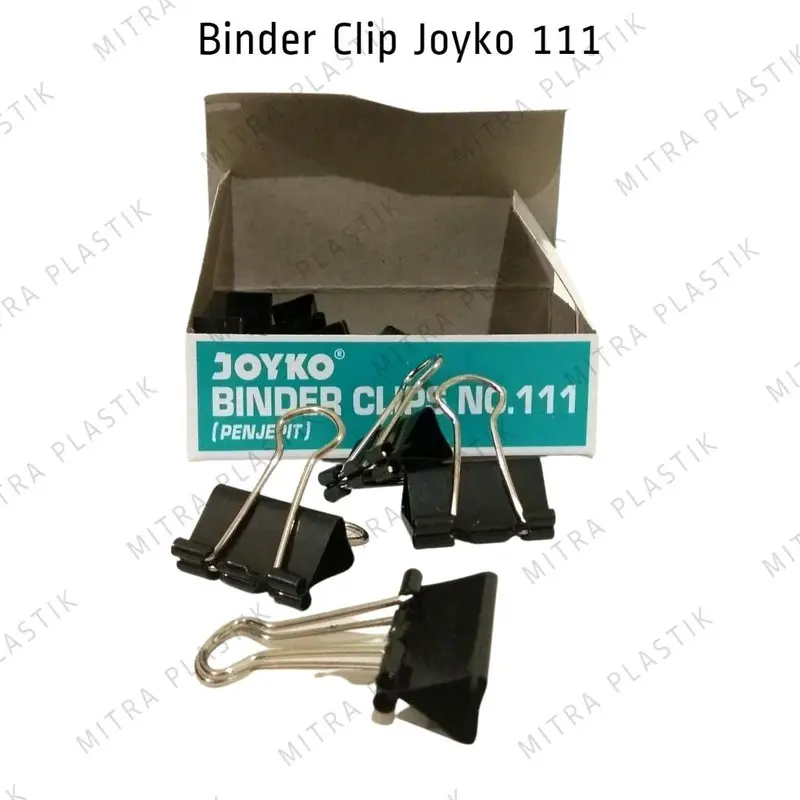 Binder Clips Joyko Binder Clips No 111 Penjepit Kertas Paper Clip Besar Paper Clip Hitam Default Warna 0