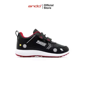 Ando Official Sepatu Sneakers Dream Car V Anak - Hitam/Merah