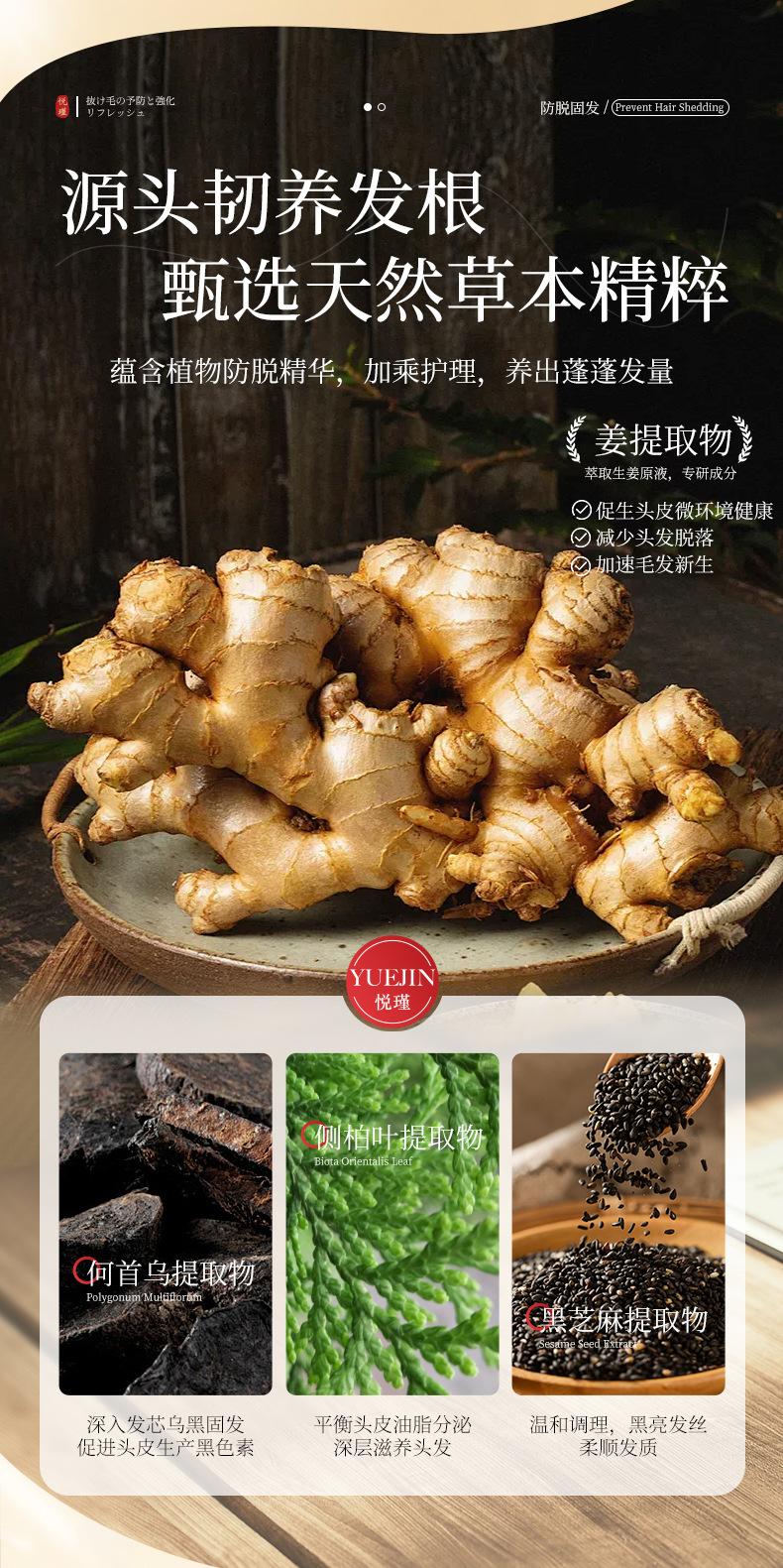Product Introduction of Anti-hair removal shampoo hair care hair fixation hair repair anti-dandrucleansing and oil controlling shampoo 5