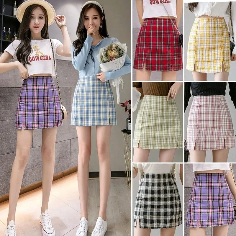 Ken Grosir rok aline motif kotak tartan 7