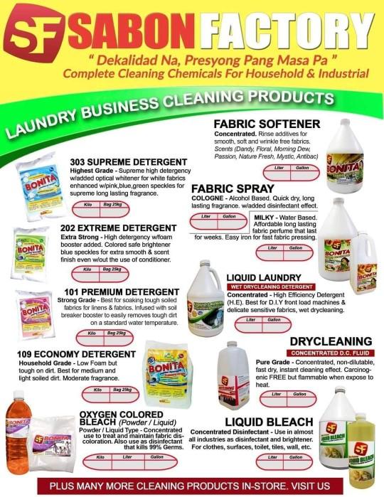 Product Introduction of BONITA OXYGEN COLORED BLEACH (AVAILABLE IN LITER & GALLON) Household Cleaning 4