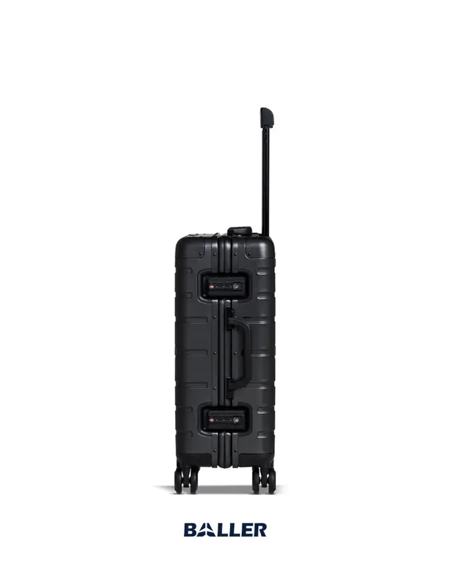 BALLER Koper Aluminium Carry On 20 inch Grey - Koper Kabin Kecil Travelling Dual TSA Lock 2
