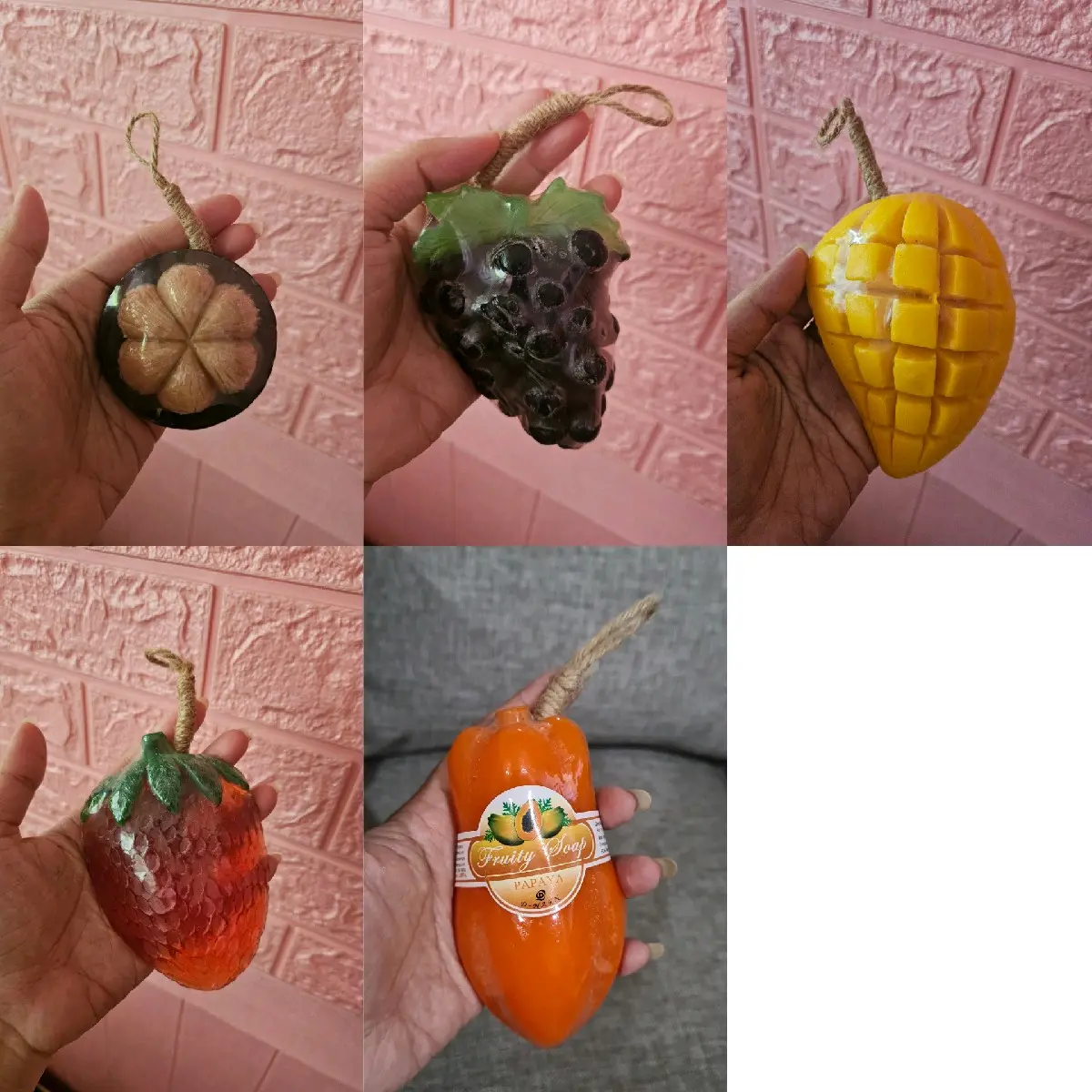 sabun buah thailand bangkok original / fruit soap bkk / sabun wangi aromatheraphy