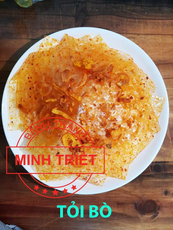   500gr  Bánh Tráng Tỏi Bò Bánh Tráng Tây Ninh Cay Ăn Vặt Snack Food 