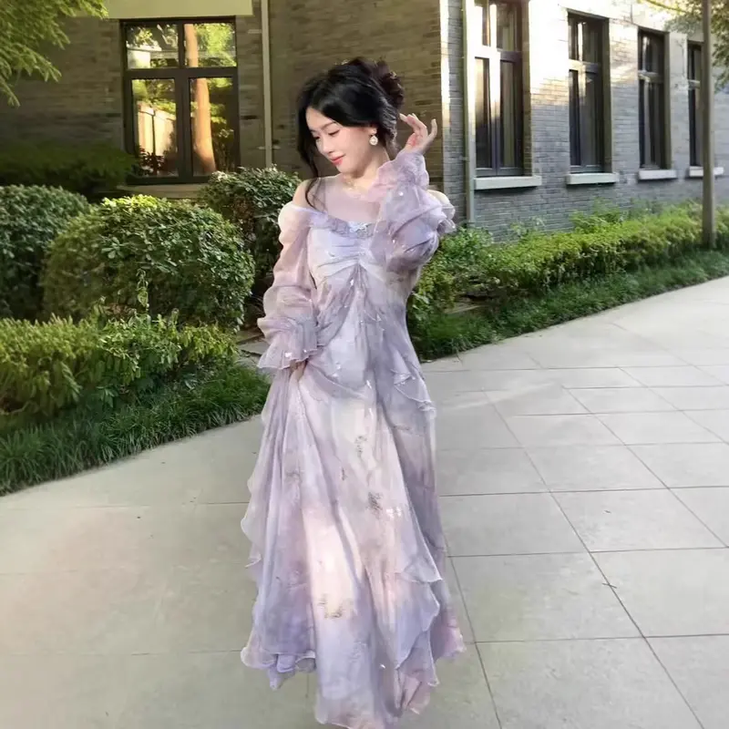 green emerald velvet dress Bohemian Fairy A Line V Neck Tulle Long Beach Wedding Dresses with  Appliques AB24102202  Anniebride