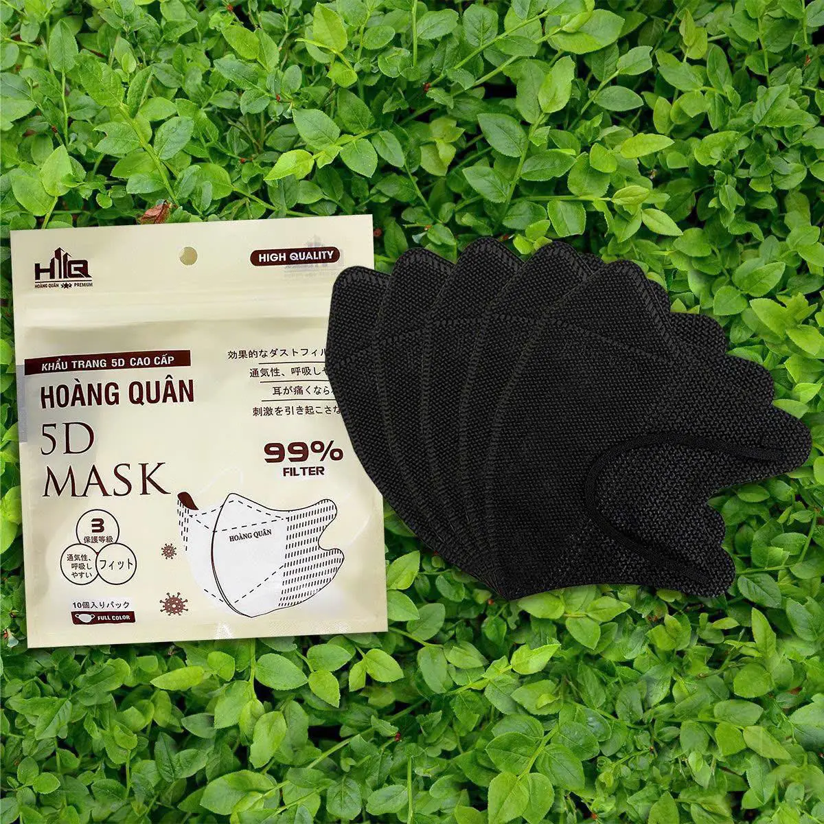 khẩu trang 5D Loka khẩu trang 3 lớp siêu ôm mặt