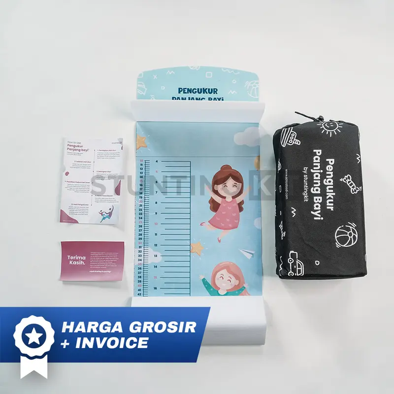 Pengukur Panjang Bayi SKY BLUE di Rumah/Infant Ruler/Pengukur Bayi/Kado Bayi/Infant Ruler/Panjang Bayi 1