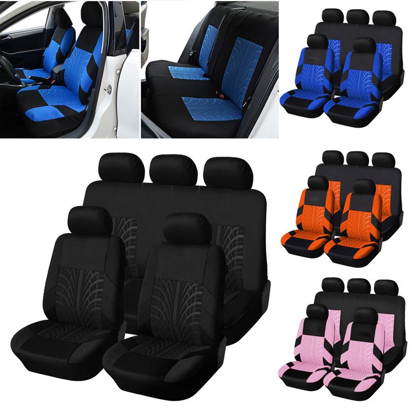 Product Introduction of Sarung Tempat Duduk Penuh Kereta, Universal, 9 Keping, Aksesori Dalaman Kereta, Sarung Perlindungan Tempat Duduk Depan dan Belakang 24