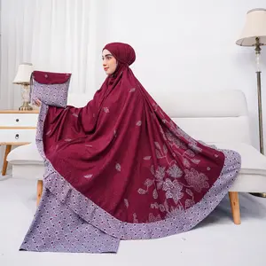 {Tameera} Mukena Batik Dewasa Terbaru Rayon Adem Tebal Jumbo Motif Elegant Bahan Katun Rayon