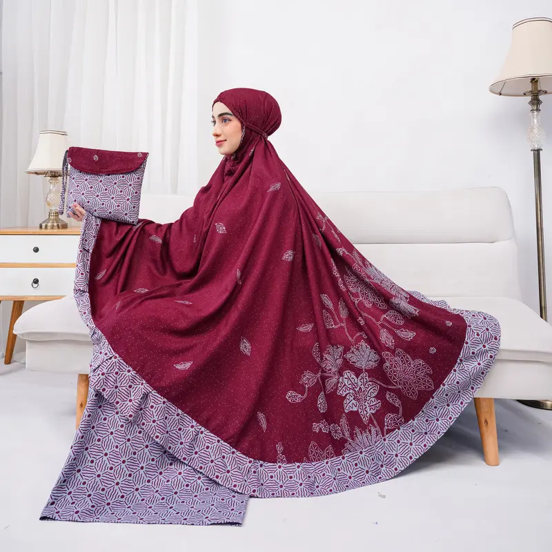{Tameera} Mukena Batik Dewasa Premium Terbaru Rayon Adem 0