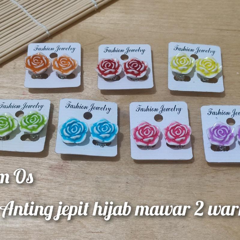 Anting Hijab Jepit 2 warna 0