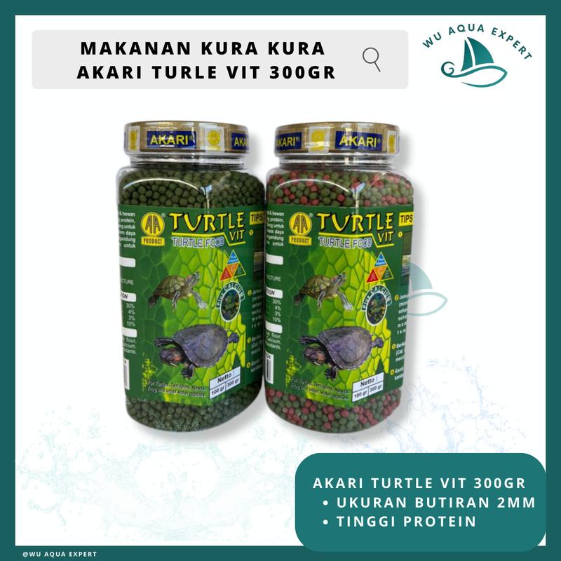 AKARI TURTLE VIT untuk Kura-Kura 100gr dan 300gr 0