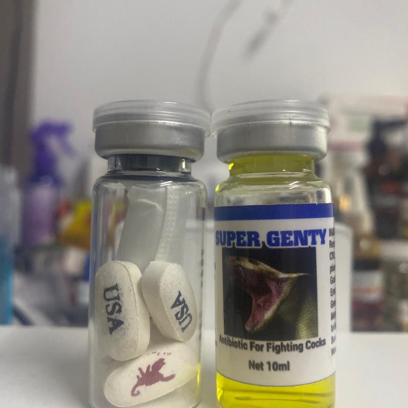  Thuốc đá viên bò cạp mỹ  tăng lực giảm đau gà đá   tặng tan 10ml super genty   