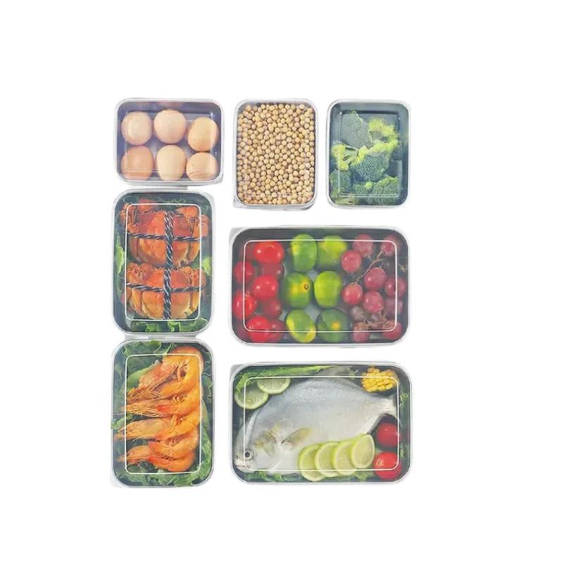 Product Introduction of Stainless Steel Food Storage Box, 3 Counts/set Food Storage Container with Lid, Food Storage Box for Home Kitchen Outdoor Picnic 5