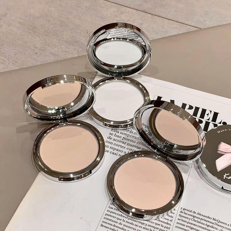 Phấn Phủ Trang Điểm, Kakashow, Kiểm Soát Dầu Và Không Thấm Nước, Cỡ Nhỏ Gọn, Hoàn Thiện Lì Không Có Nỗ Lực, Có Gương, Hiệu Ứng Tập Trung Mềm Mại, Phấn Phủ Trang Điểm, Lâu Trôi, Khóa Kem Nền Trang Điểm, Mỹ Phẩm Hàn Quốc Cosmetic Nữ