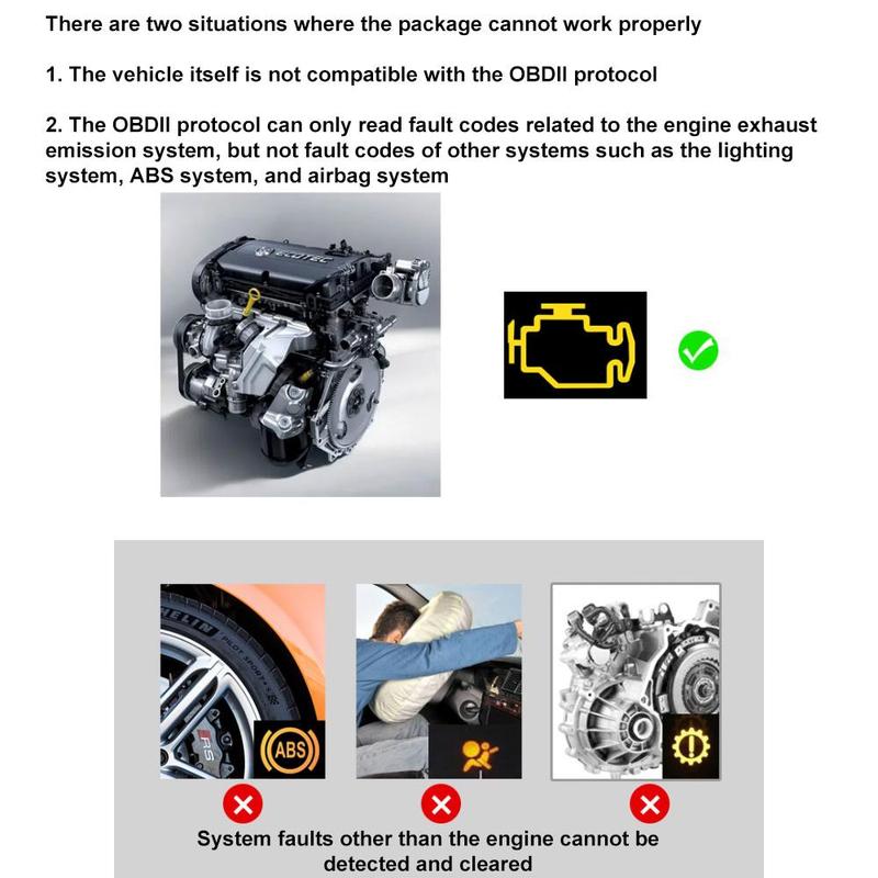 OBD2 Scanner Diagnostic Tool, Car Accessories, Car Stuff, OBD2 Code Reader Scan Tool, Truck Accessories, Check Engine Status Analyzer, Car Status Retrieval Detector, Car Inspection Tools, Car Accessories, Car Repair Tools 7