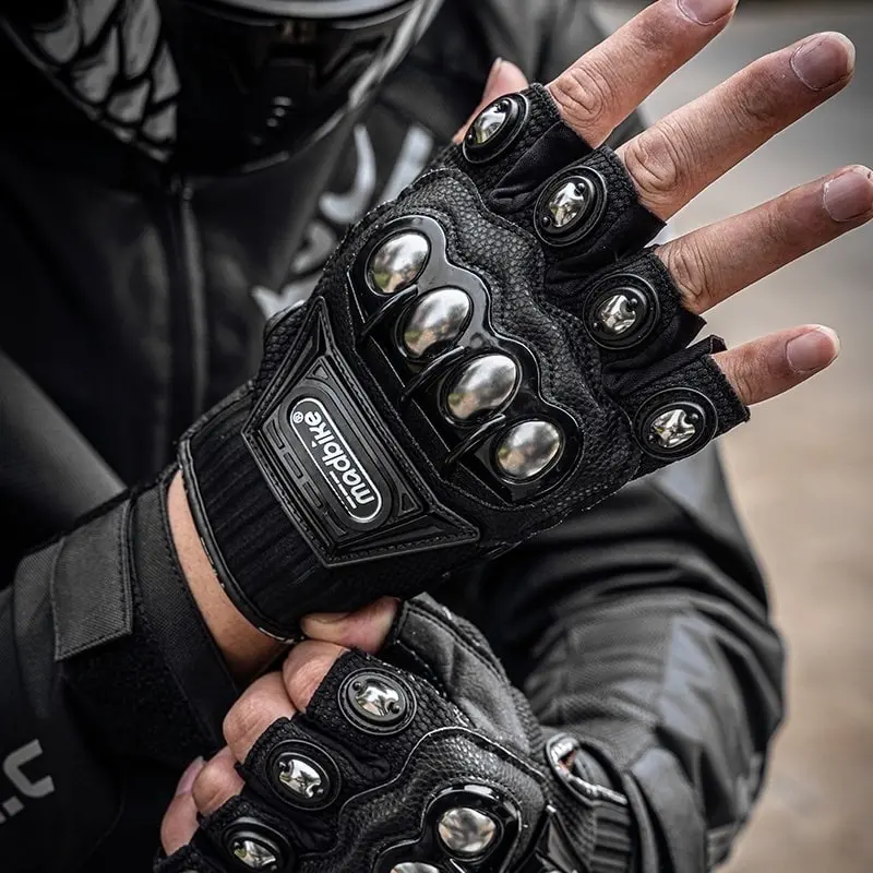 Găng tay gù thép đi xe máy Madbike, bao test Chống Trơn Bao Tay Chống Trơn Trượt 0