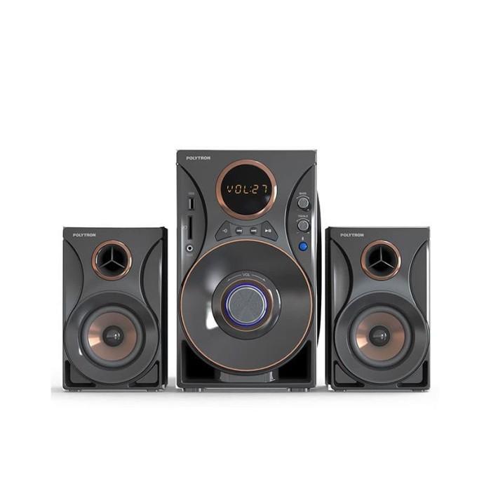 Spesial Puncak promo menarik Salon Aktif Polytron Speaker Bluetooth USB Remote Extra Bass Original 1