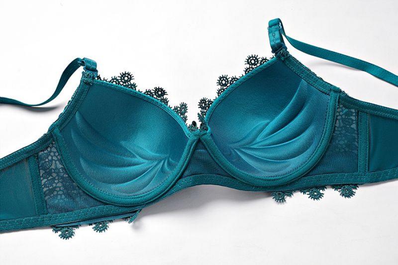 Product Introduction of [1465 Positive Reviews] Sexy Women's Push-Up Bra and Panty Set French Style Water-Soluble Flower Bra Bikini Panties with Underwire Shaping 15