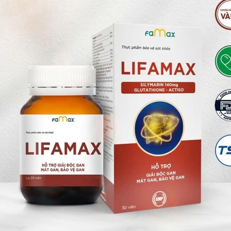 Giải độc gan Lifamax mát gan, tăng cường chức năng gan.