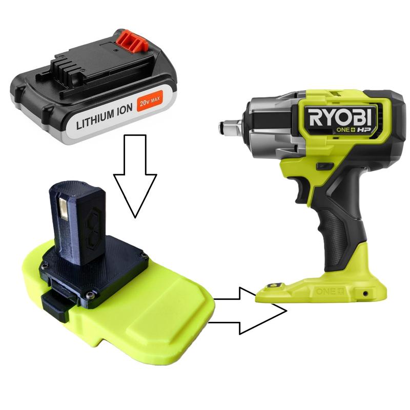 Product Introduction of Đế chuyển pin cho máy Ryobi ONE+ 18v (không bao gồm máy và pin) 4