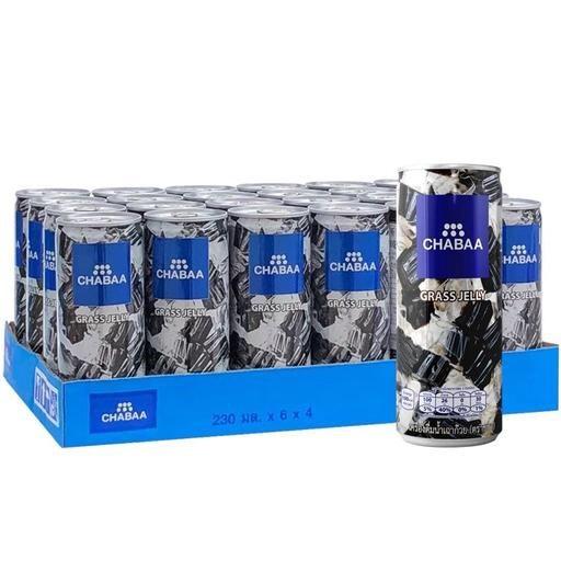  THÙNG 24 LON NƯỚC SƯƠNG SÁO THÁI CHABAA LON 230ML 
