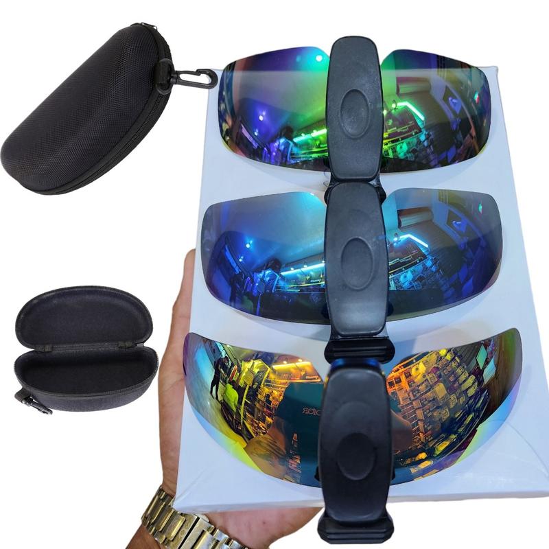 Kính Phân Cực Kẹp Mũ Nón Câu Cá Ngoài Trời, Chống Chói Hiệu Quả, Có Hộp Đựng Kính Khăn Lau Đầy Đủ, Sport Phụ Kiện Nam