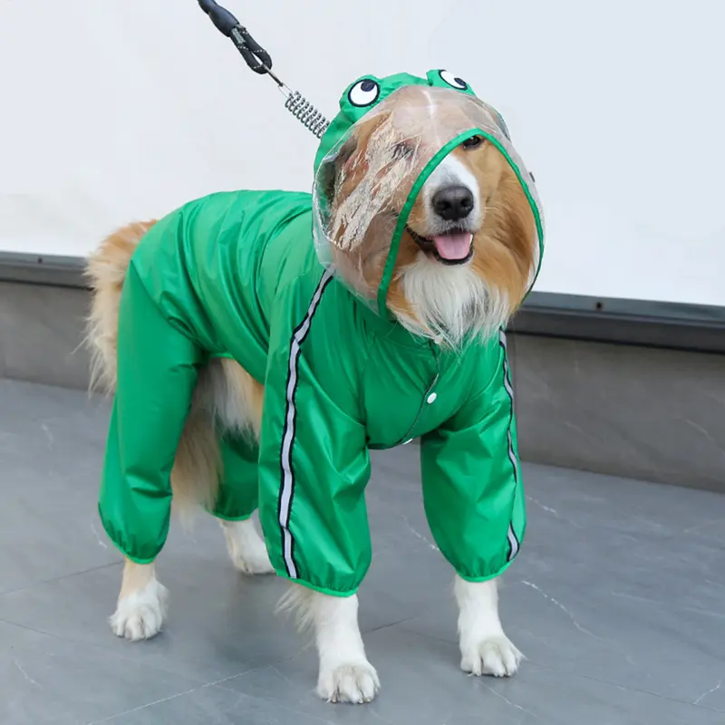 Áo mưa cho chó cưng, HEHUS, Thích hợp cho chó lớn, Trung Bình và Nhỏ, Chống gió và chống mưa, Áo Hoodie cho chó Con, cho áo khoác 5