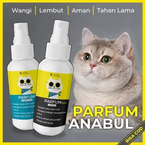 Parfum Kucing / Anjing / Hamster / Sugar Glider / Kelinci Wangi Tahan Lama 60ml