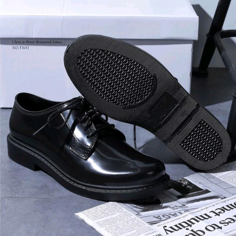Product Introduction of 【unisex】Boys black shoes 233#student black shoes children's black shoes 0120523 standard size Boy Walking Shoes 2