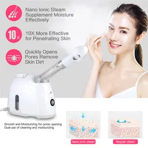 Face Sauna Facial Steamer Vaporizer Aroma Ozone Thermal Steam Humidifier Whitening Moisturizing