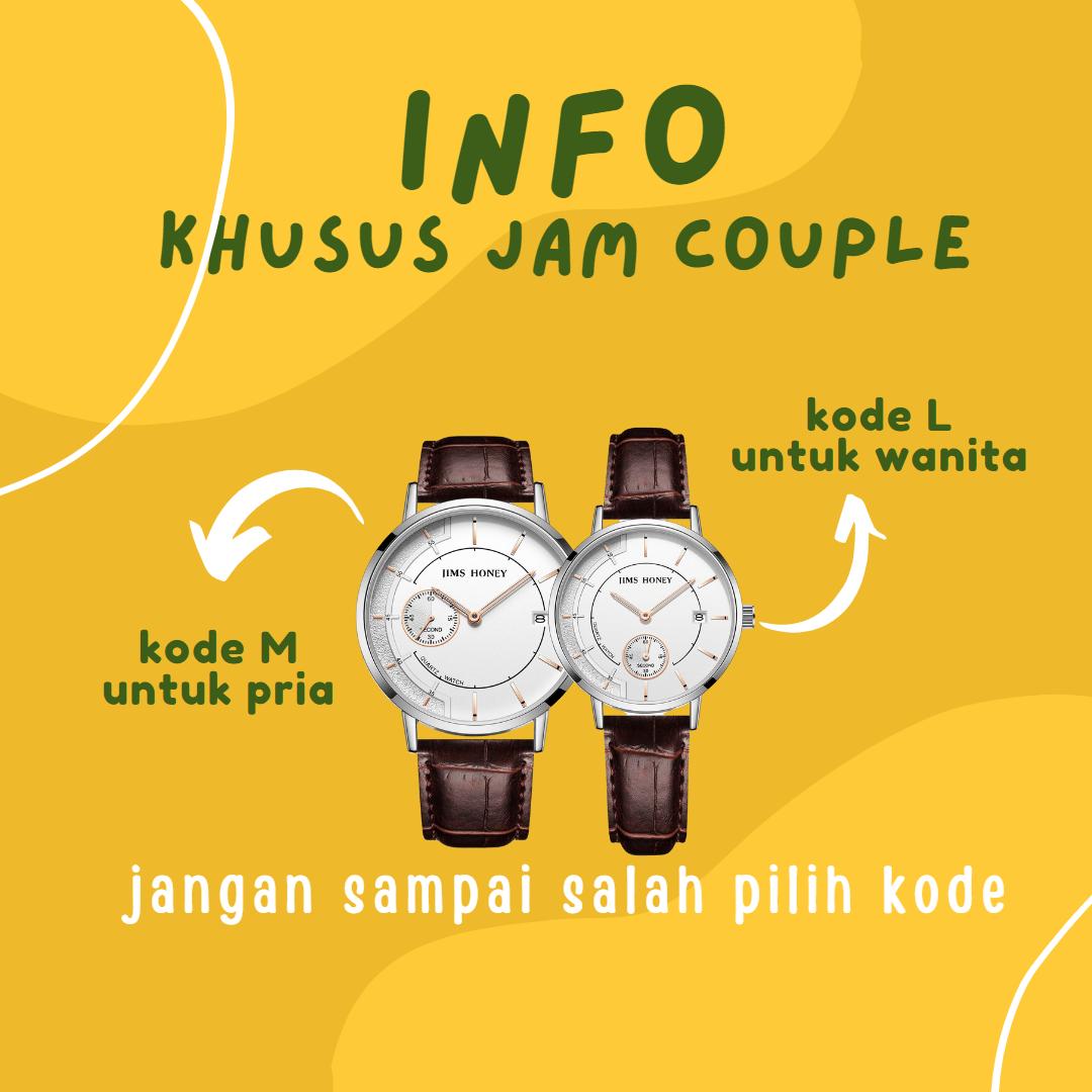 JIMS HONEY JAM TANGAN COUPLE JHW 15 (FREE BOX + BATERAI)