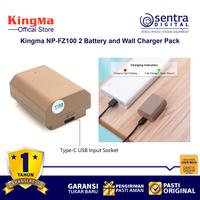 Gambar Kingma NP-FZ100 with Type-C USB Port Paket 2 Battery 2 Wall Charger dari Sentra Digital Kota Surabaya 4 Tokopedia