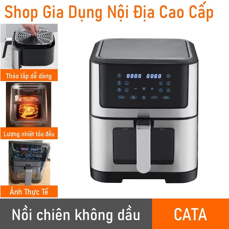 Nồi chiên không dầu 5L - 12.5L Điện Tử Máy chiên hâm nóng đồ ăn thực phẩm Cao Cấp như Camel Lock lock Sunhouse Nồi Chiên Chiên Không Dầu Nồi Chiên Chiên Không Dầu