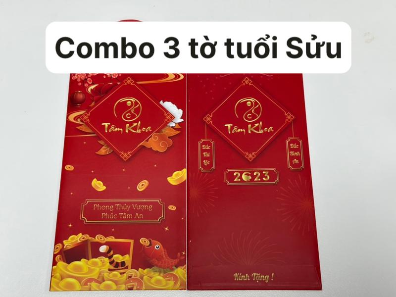 Bao lì xì combo mười hai con giáp 2