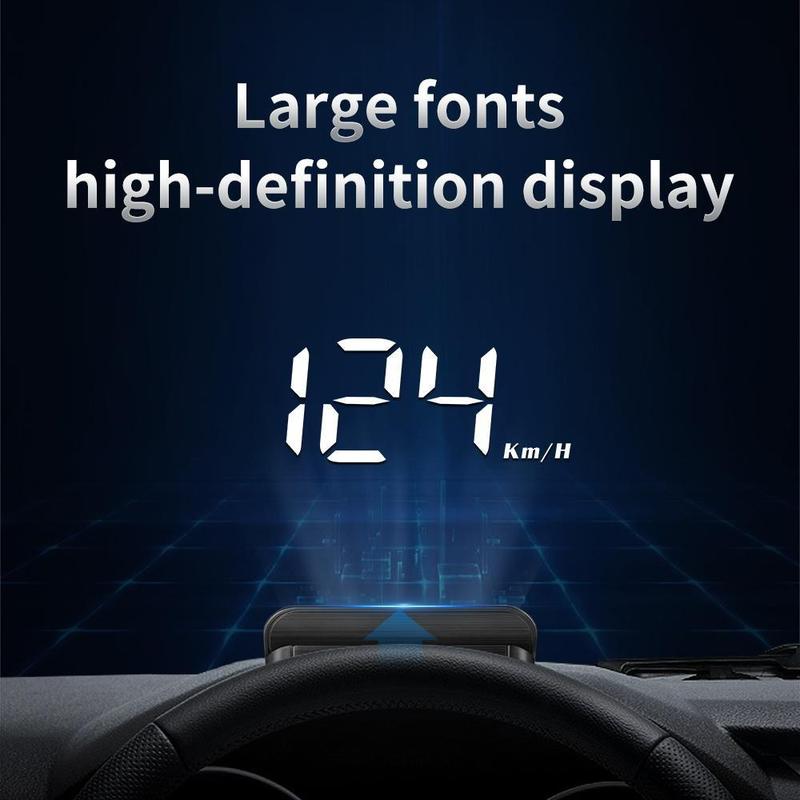 Product Introduction of OBD2 HUD Car Head Up Display Speedometer Monitor on Board Computer Windshield Projector Digital Electronic Auto Accessories 12