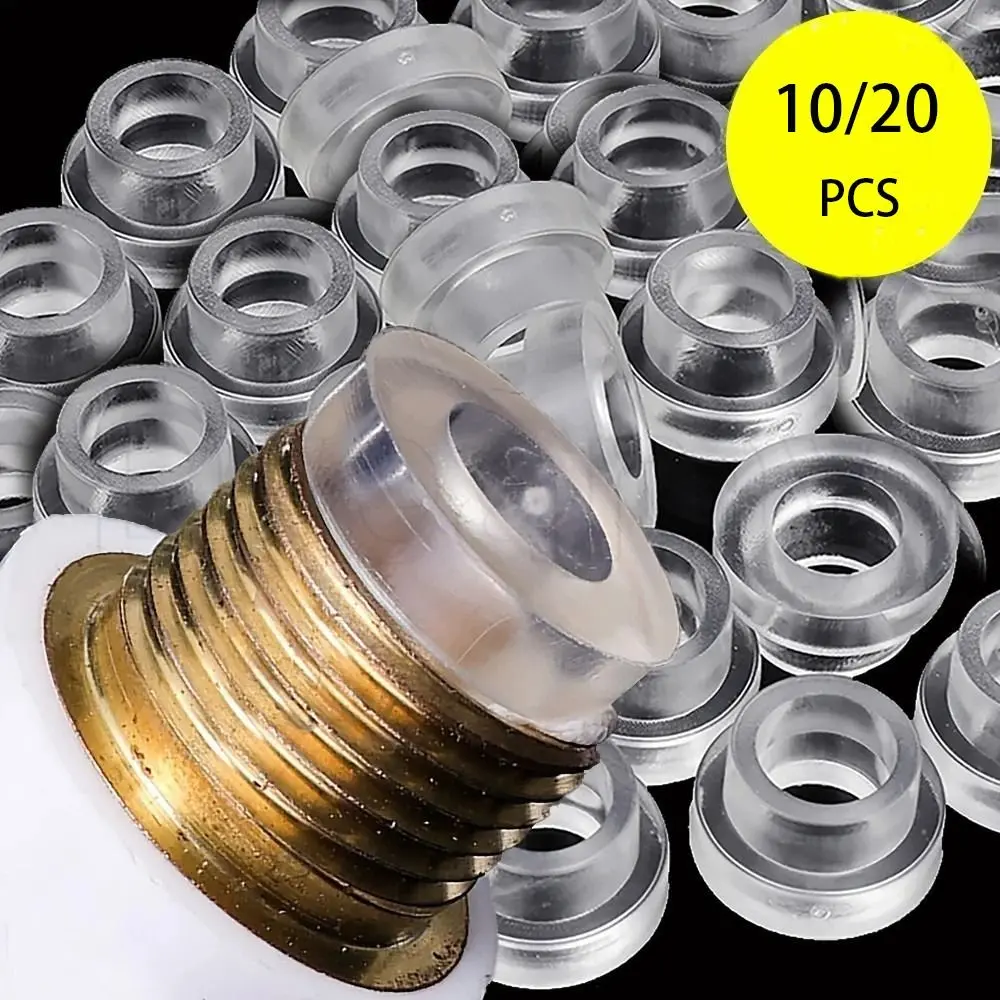 10/20PCS Durable Silicone and Rubber Metal Hose Sealing Gasket Hardware Supplies Washer Anti-drip Water Valve Plug Leak Proof Faucet Seals